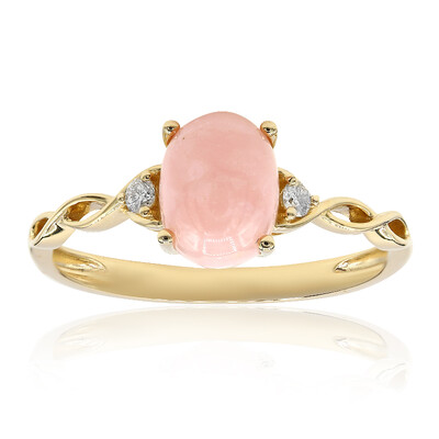 Anello in oro con Opale Rosa (CIRARI)