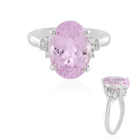 Anello in argento con Kunzite