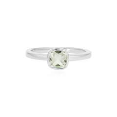 Anello in argento con Ametista Verde