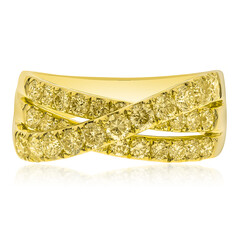 Anello in oro con Diamante Giallo SI2 (CIRARI)