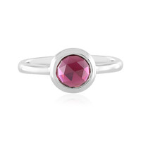 Anello in argento con Rodolite Lampone