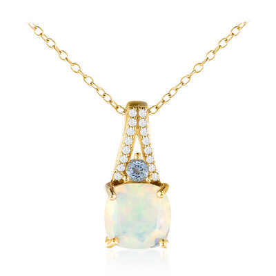 Collana in argento con Opale di Welo