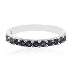 Anello in argento con Zaffiro Blu