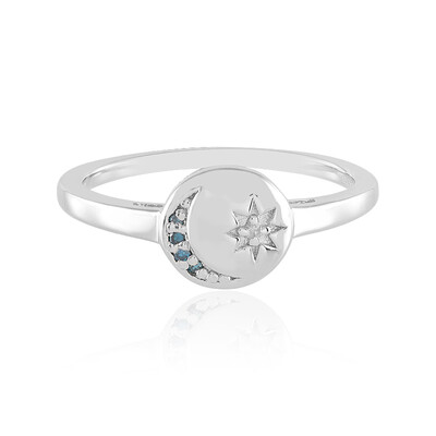 Anello in argento con Diamante I2 (I)