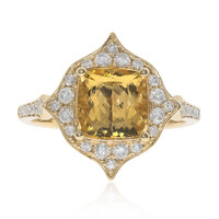 Anello in oro con Topazio Imperiale AAA (CIRARI)