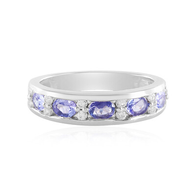 Anello in argento con Tanzanite