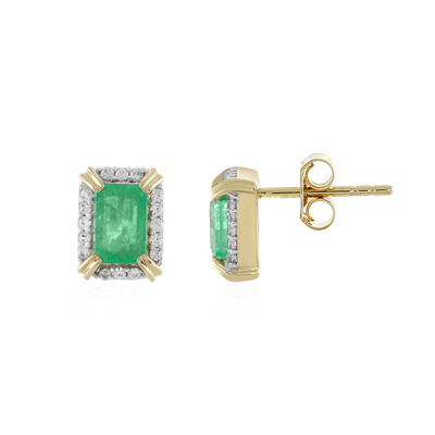 Orecchini in oro con Smeraldo Etiope