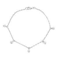 Bracciale in argento con Diamante I2 (I)