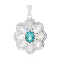Ciondolo in argento con Apatite Blu