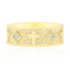Anello in argento con Diamante I1 (G)