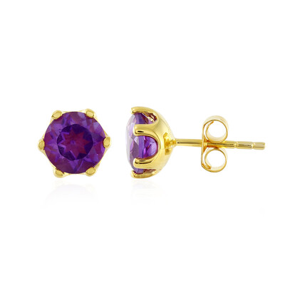 Orecchini in argento con Ametista Zambiana