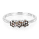 Anello placcato in platino con Diamante Fancy