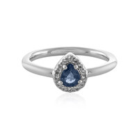 Anello in argento con Zaffiro Blu
