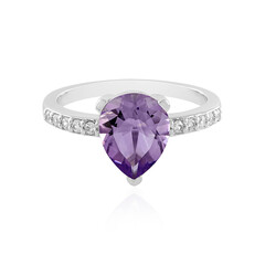 Anello in argento con Ametista Rose de France
