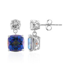 Orecchini in argento con Quarzo Mistico Blu