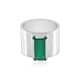 Anello in ottone con Onice Verde (Juwelo Style)