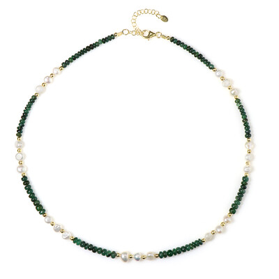 Collana in argento con Smeraldo Zambia (Riya)
