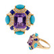 Anello in oro con Ametista