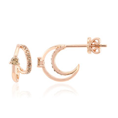 Orecchini in oro con Diamante Rose de France SI1 di Argyle