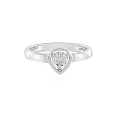 Anello in argento con Diamante I3 (J)