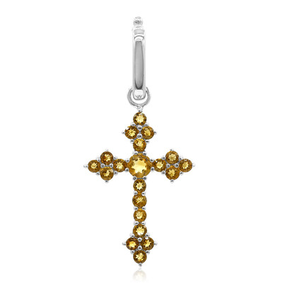 Ciondolo in argento con Citrino