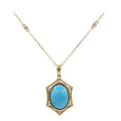 Collana in oro con Turchese Sleeping Beauty (CIRARI)