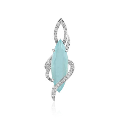 Ciondolo in oro con Opale Paraiba (AMAYANI)