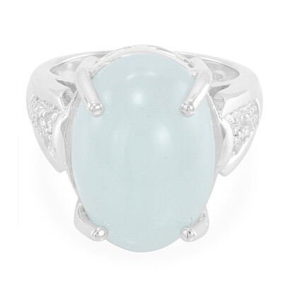 Anello in argento con Acquamarina
