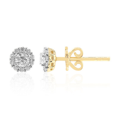 Orecchini in oro con Diamante VVS1 (G) (Annette)