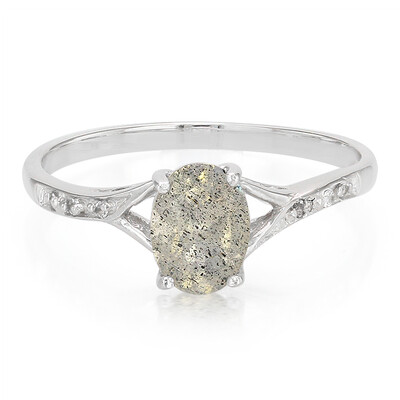 Anello in argento con Labradorite