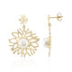 Orecchini in argento con Perla d'Acqua Dolce Bianca (TPC)