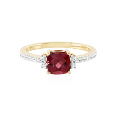 Anello in argento con Granato Malawi