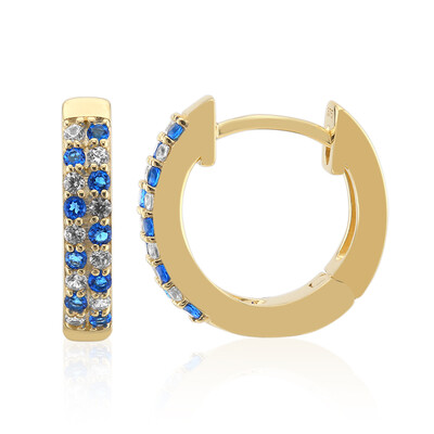Orecchini in oro con Haüyne