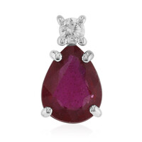 Ciondolo in argento con Rubino Bemainty