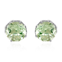 Orecchini in argento con Ametista Verde