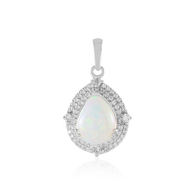 Ciondolo in argento con Opale di Welo