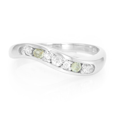 Anello in argento con Zaffiro della Tanzania