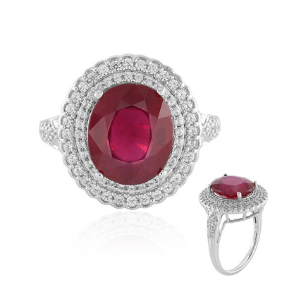 Anello in argento con Rubino Bemainty