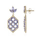 Orecchini in argento con Tanzanite