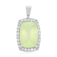 Ciondolo in argento con Prehnite