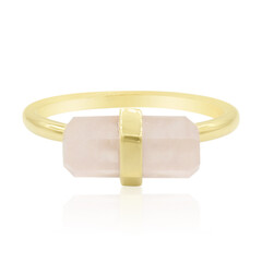 Anello in argento con Quarzo Rosa