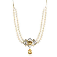 Collana in argento con Citrino