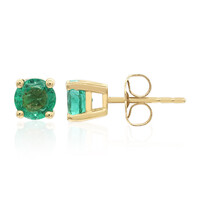 Orecchini in oro con Smeraldo Zambia AAA