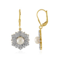 Orecchini in argento con Perla di Acqua Dolce