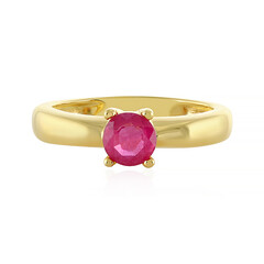 Anello in argento con Zaffiro Rosa del Madagascar