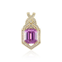 Ciondolo in oro con Kunzite Patroke (de Melo)