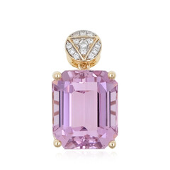 Ciondolo in oro con Kunzite Patroke (AMAYANI)