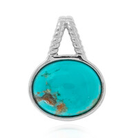 Ciondolo in argento con Turchese della Miniera 8 (Anne Bever)