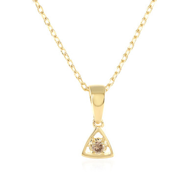 Collana in argento con Diamante Champagne I3