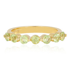 Anello in argento con Peridoto